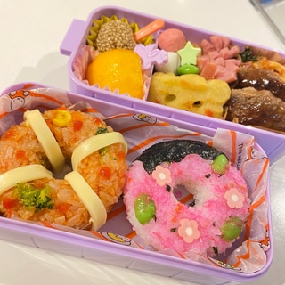 キャラ弁＊ドーナツ弁当＊デコ弁